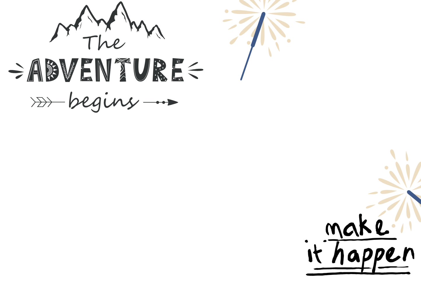 Januar-Kartenset "New Beginnings" – Digital Download